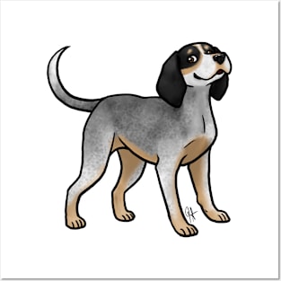 Dog - Bluetick Coonhound - Tick and Tan Posters and Art